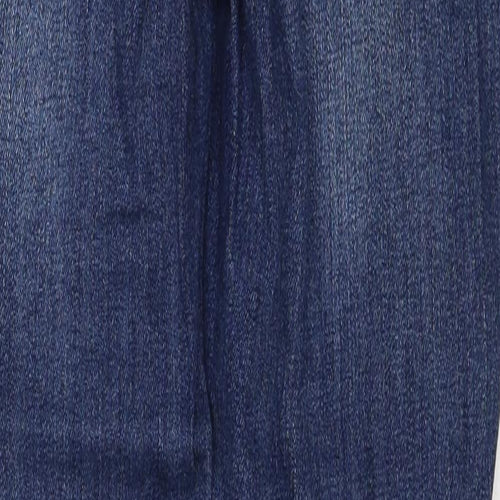 NEXT Womens Blue Cotton Skinny Jeans Size 8 Slim Zip