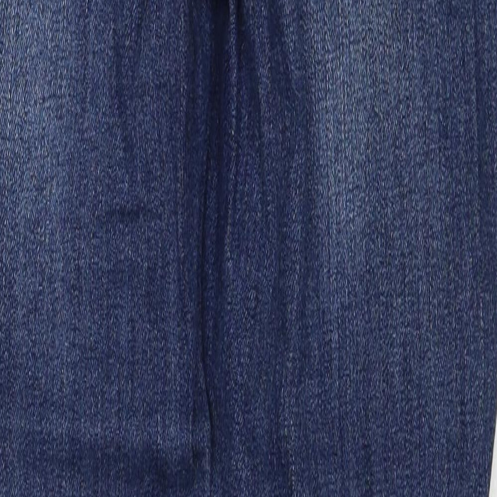 NEXT Womens Blue Cotton Skinny Jeans Size 8 Slim Zip