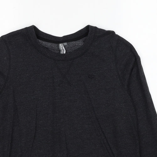 Pure Simple Sport Womens Grey Cotton Pullover Sweatshirt Size 8 Pullover