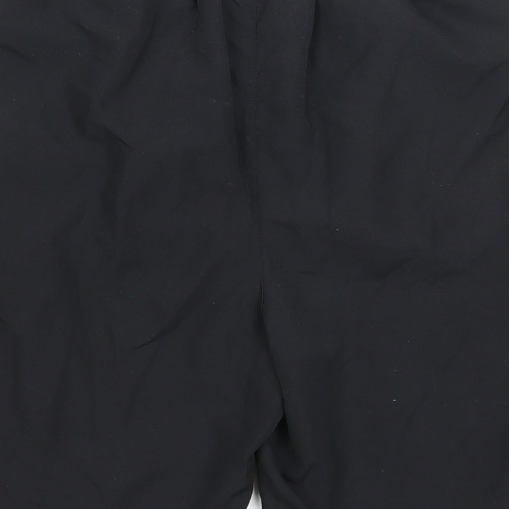 Slazenger Boys Black Polyester Sweat Shorts Size 13 Years Regular Drawstring