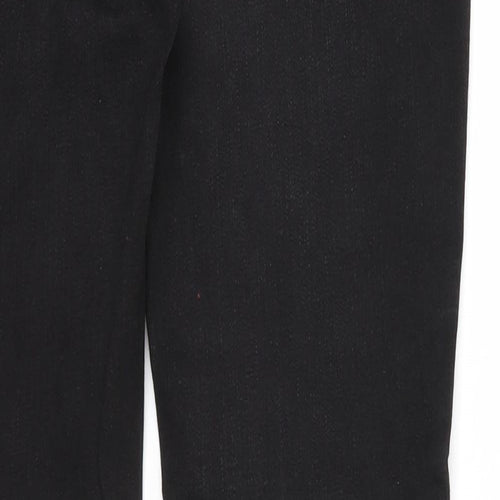 Street One Womens Black Cotton Straight Jeans Size 25 in Regular Zip