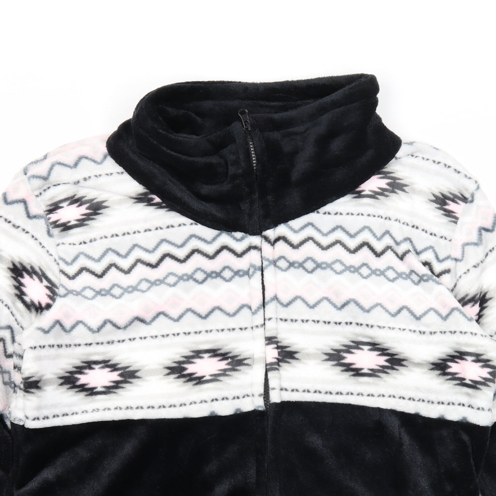 Trail Chest Womens Multicoloured Geometric Jacket Size L Lace Up