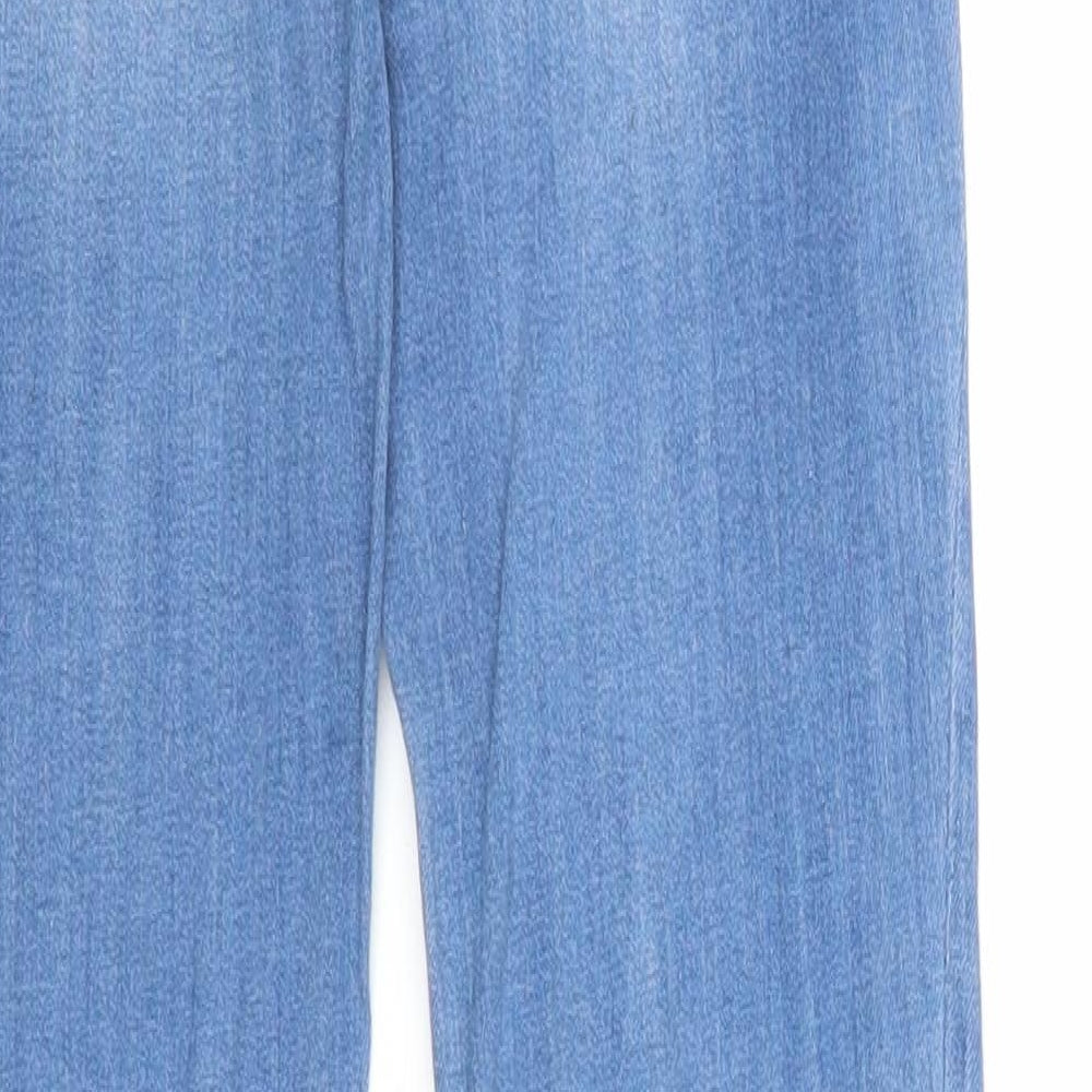 TALLY WEiJL Womens Blue Cotton Skinny Jeans Size 4 Regular Zip - Waist 20 inches
