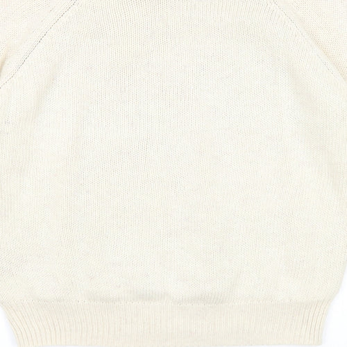 Topshop Womens Beige Acrylic Pullover Sweatshirt Size 10 Pullover