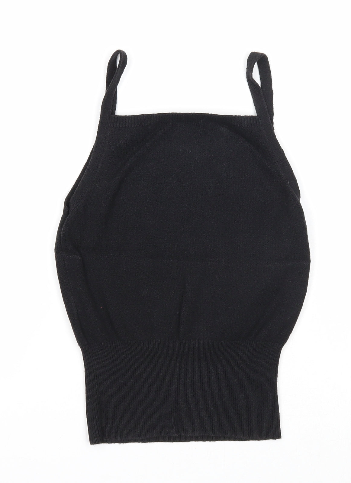 Gap Girls Black Acrylic Basic Tank Size 12-13 Years Scoop Neck Pullover