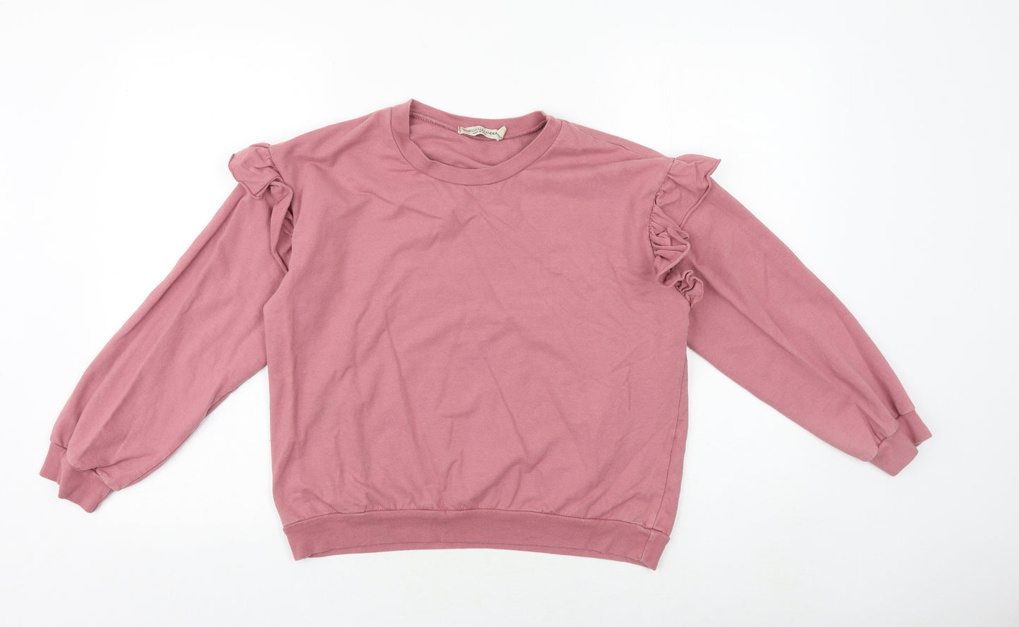 Vanessa Alexandra Womens Pink Cotton Pullover Sweatshirt Size M Pullover
