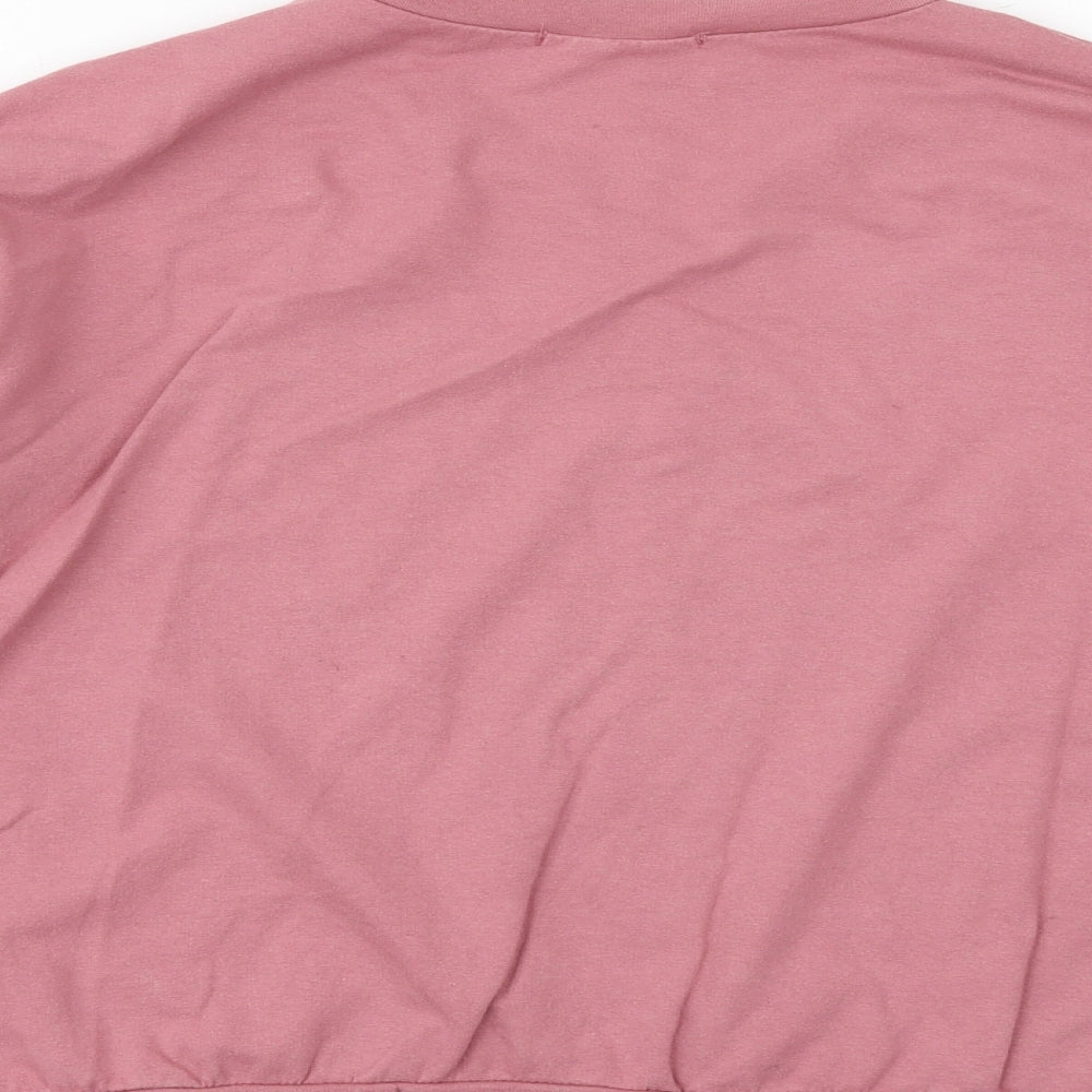 Vanessa Alexandra Womens Pink Cotton Pullover Sweatshirt Size M Pullover