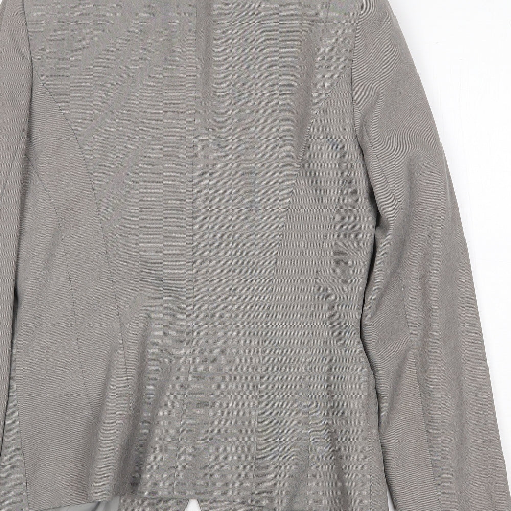 Atmosphere Womens Grey Jacket Blazer Size 12 Button