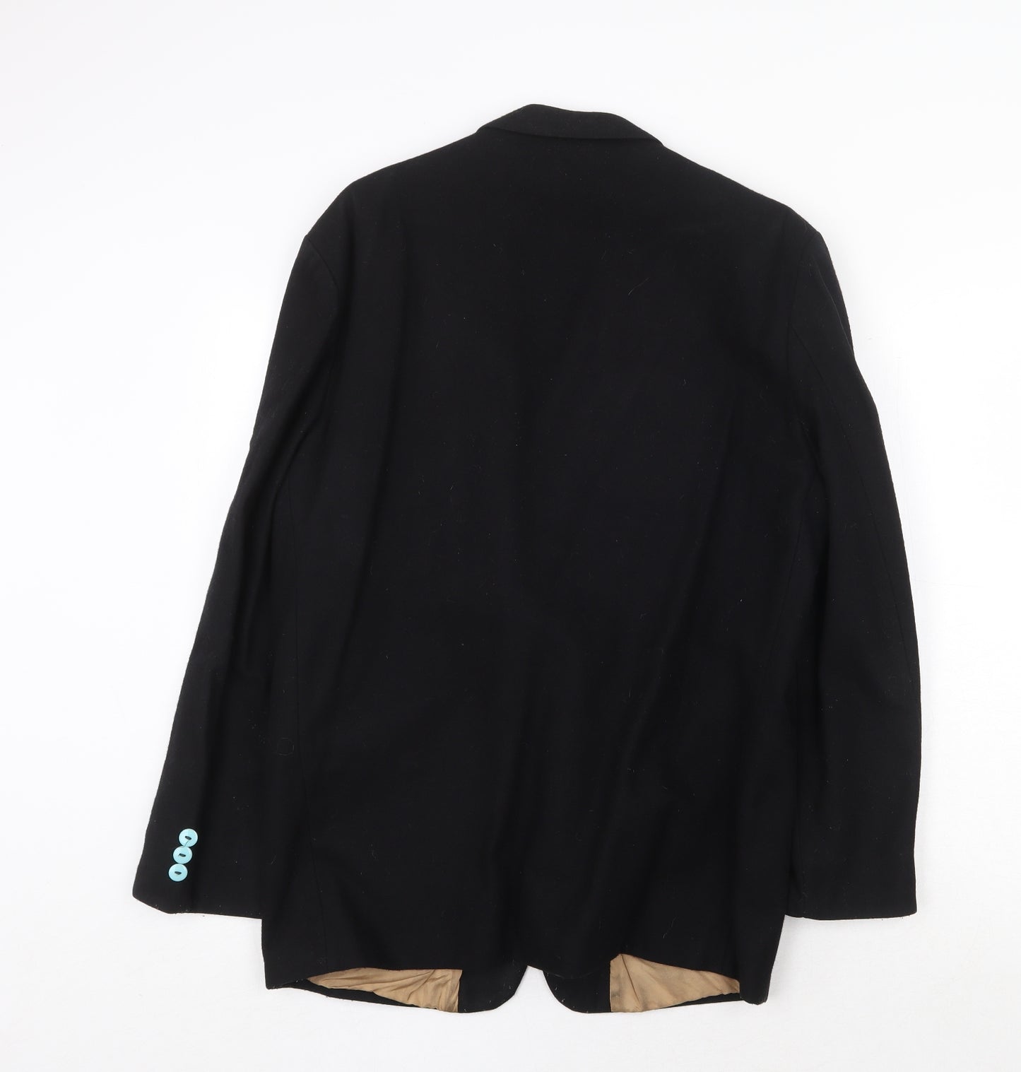 Nico Mens Black Wool Jacket Blazer Size M Regular