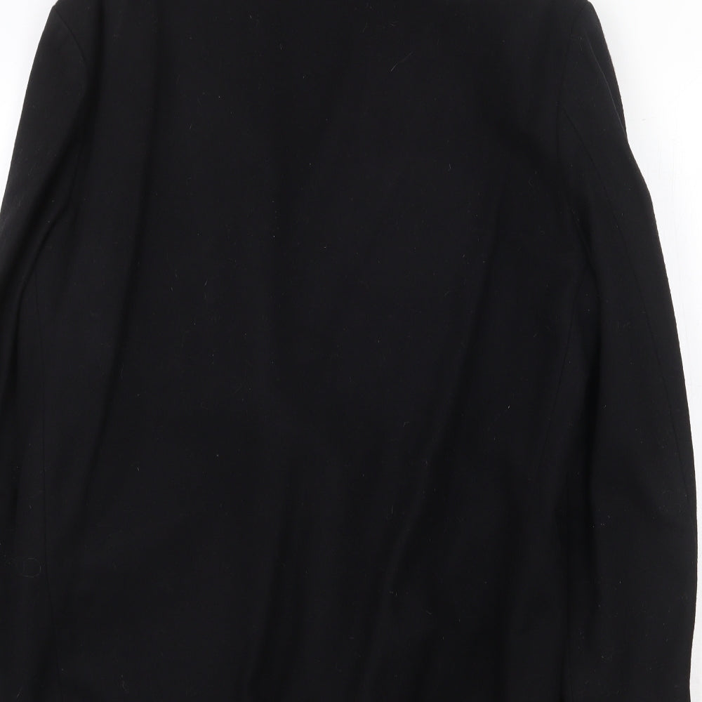 Nico Mens Black Wool Jacket Blazer Size M Regular