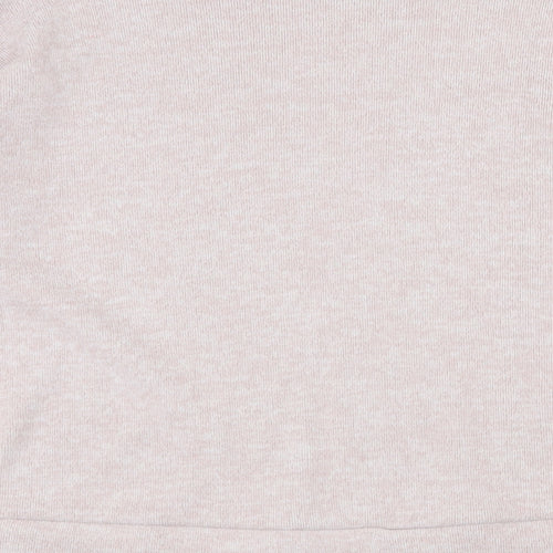 New Look Womens Pink Mock Neck Polyester Pullover Jumper Size S
