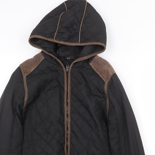 Blonde + Blonde Womens Black Jacket Size 10 Zip