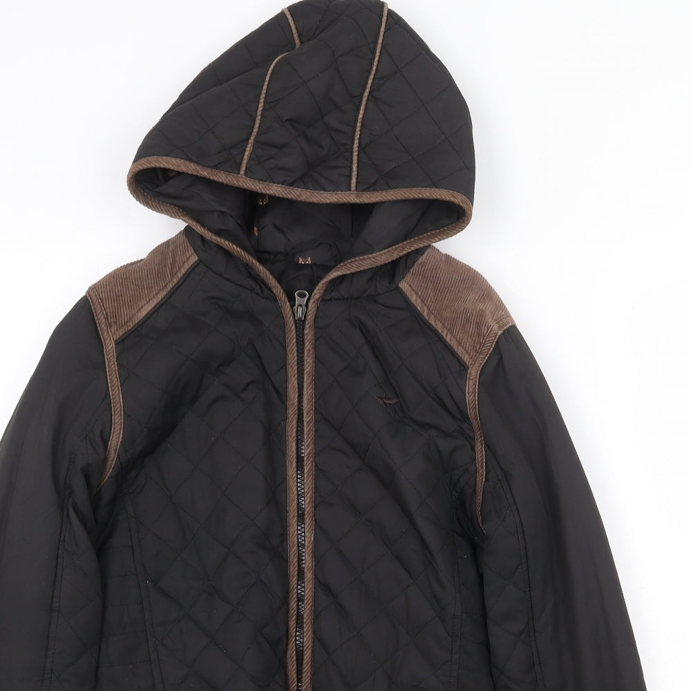 Blonde + Blonde Womens Black Jacket Size 10 Zip