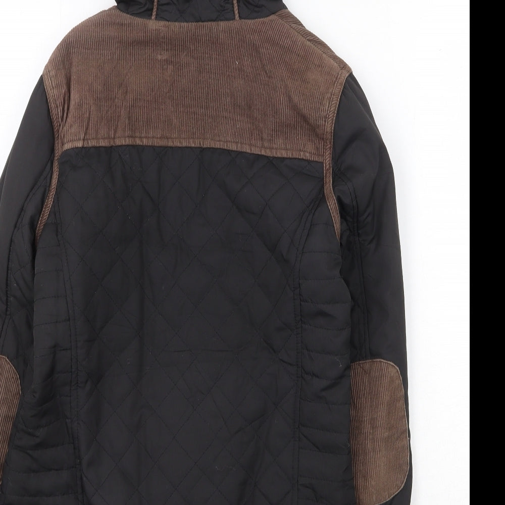Blonde + Blonde Womens Black Jacket Size 10 Zip