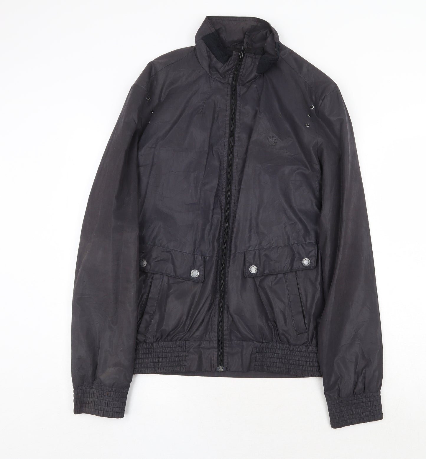 JUNK de LUXE Mens Black Jacket Size M Zip