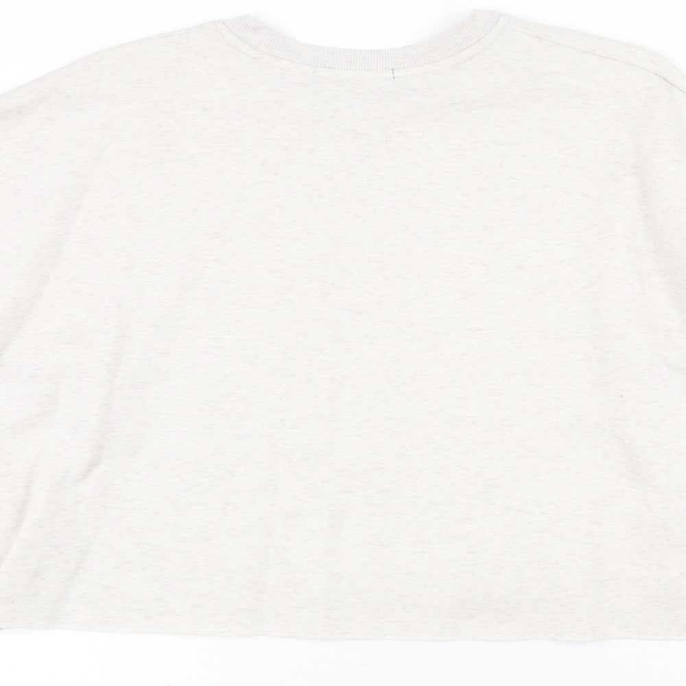 Primark Womens Grey Polyester Pullover Sweatshirt Size L Pullover