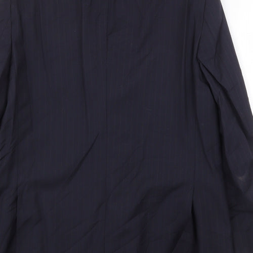 Brook Taverner Mens Blue Polyester Jacket Suit Jacket Size 38 Regular