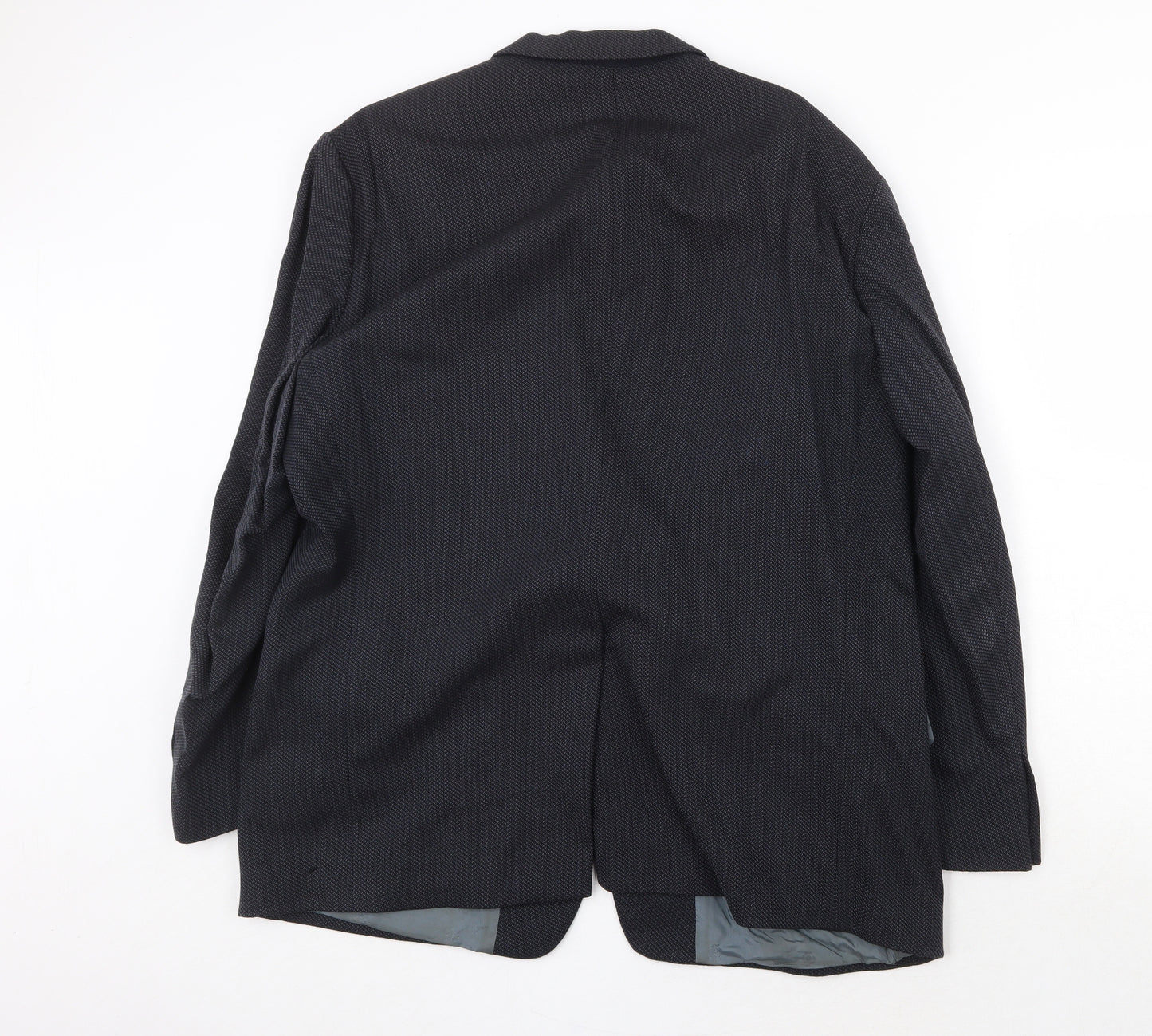 Marks and Spencer Mens Blue Wool Jacket Suit Jacket Size 44 Regular