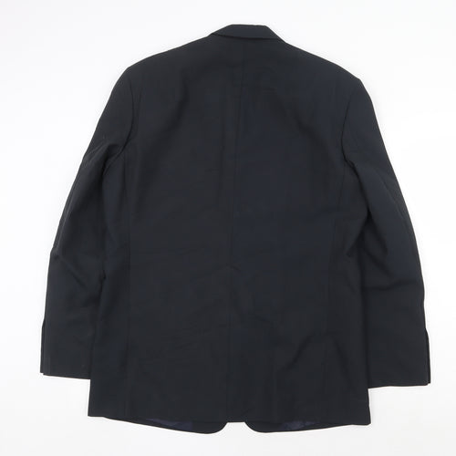 Premier Man Mens Grey Polyester Jacket Suit Jacket Size 40 Regular