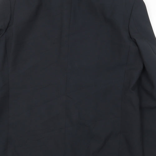 Premier Man Mens Grey Polyester Jacket Suit Jacket Size 40 Regular