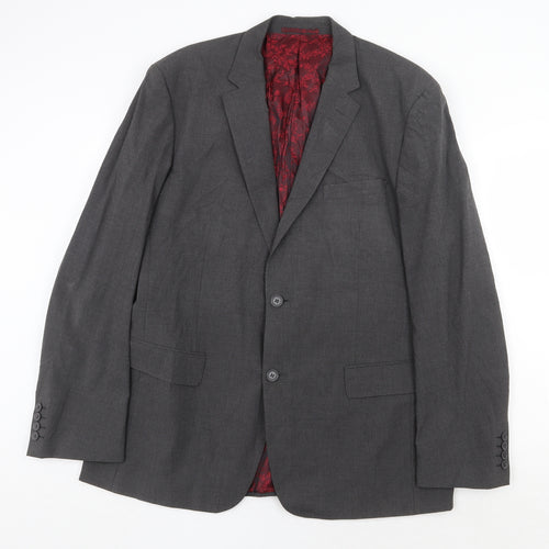 Skopes Mens Grey Wool Jacket Suit Jacket Size 44 Regular