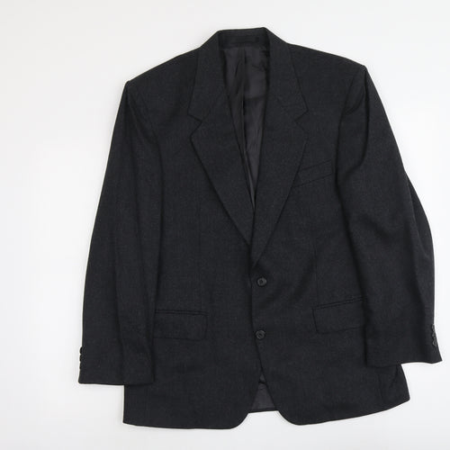 Debenhams Mens Grey Wool Jacket Suit Jacket Size M Regular