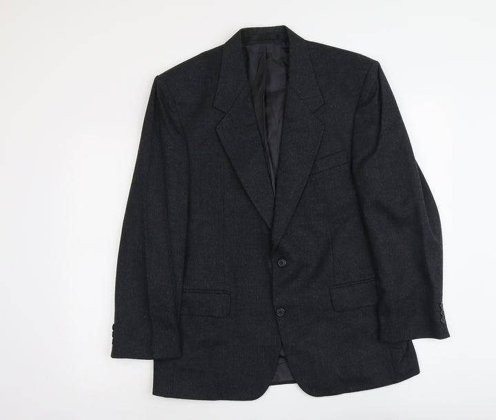 Debenhams Mens Grey Wool Jacket Suit Jacket Size M Regular