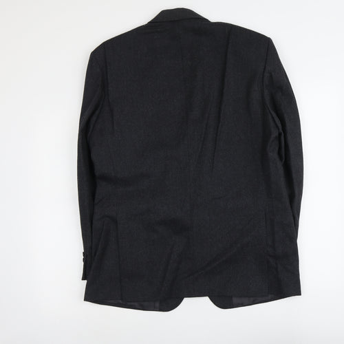 Debenhams Mens Grey Wool Jacket Suit Jacket Size M Regular
