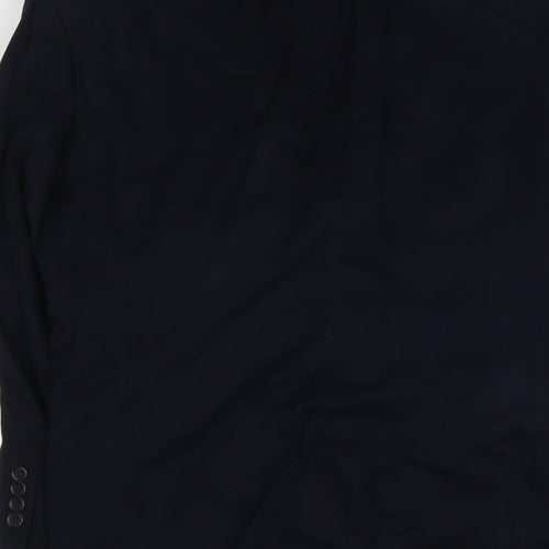 Marks and Spencer Mens Blue Wool Jacket Suit Jacket Size M Regular