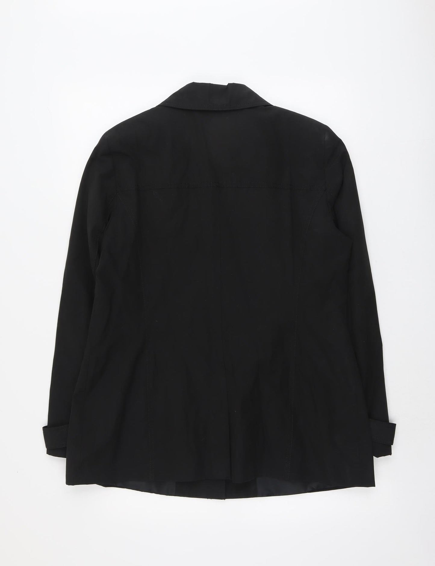 M&Co Womens Black Jacket Size 14 Button