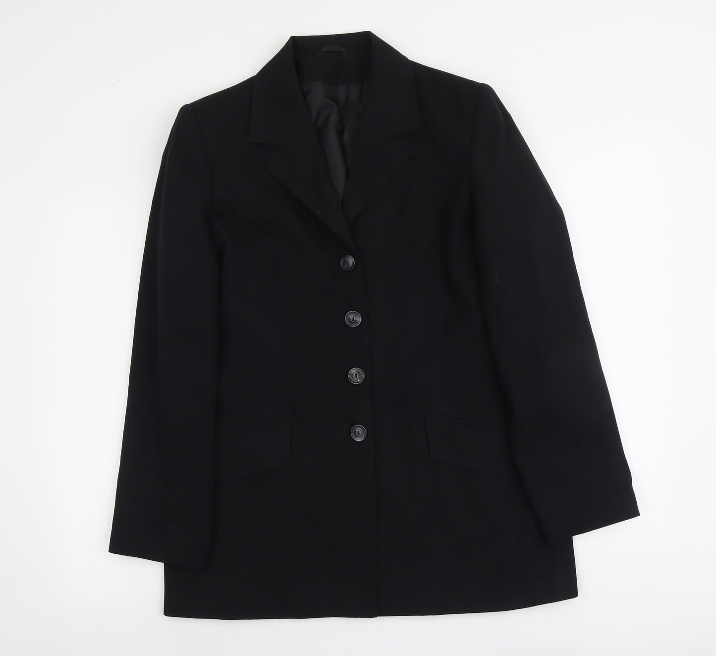 Dorothy Perkins Womens Black Jacket Blazer Size 14 Button