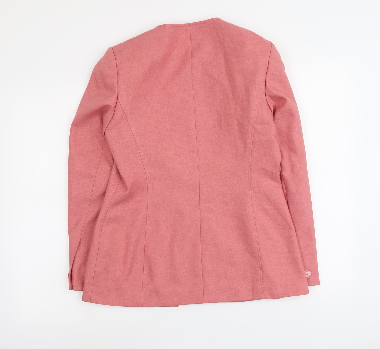 Autonomy Womens Pink Jacket Blazer Size 10 Button
