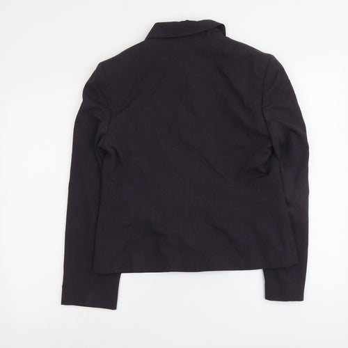 NEXT Womens Purple Jacket Blazer Size 12 Button