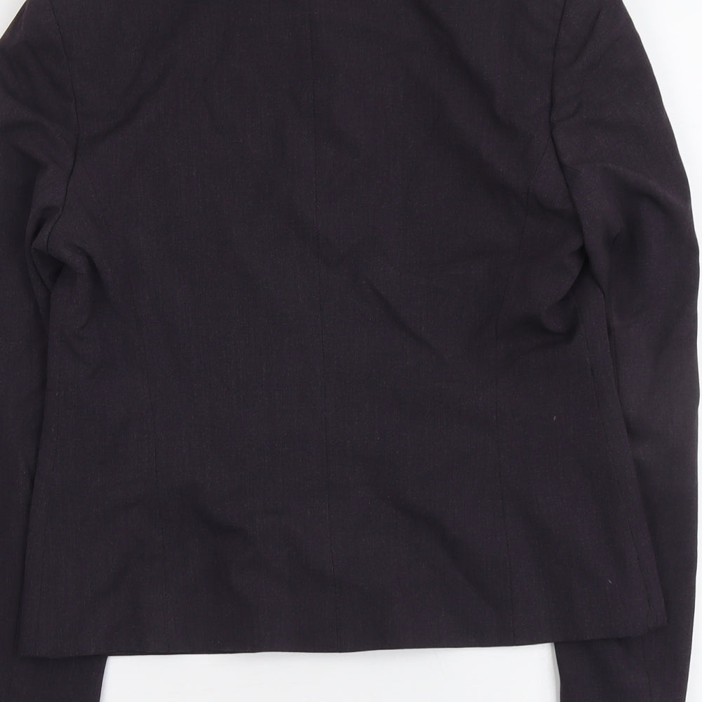 NEXT Womens Purple Jacket Blazer Size 12 Button