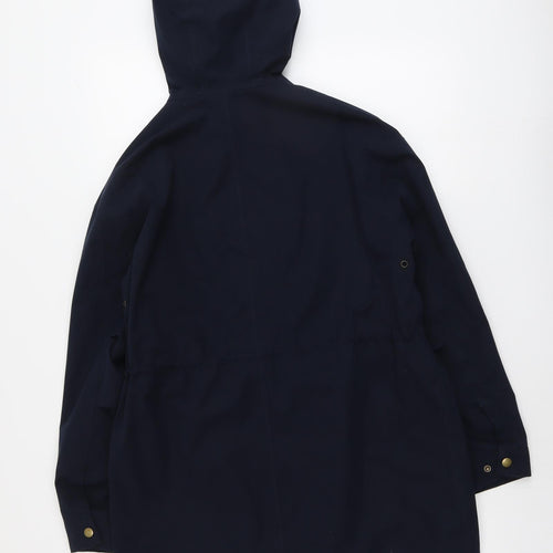 Marks and Spencer Womens Blue Jacket Size 10 Zip