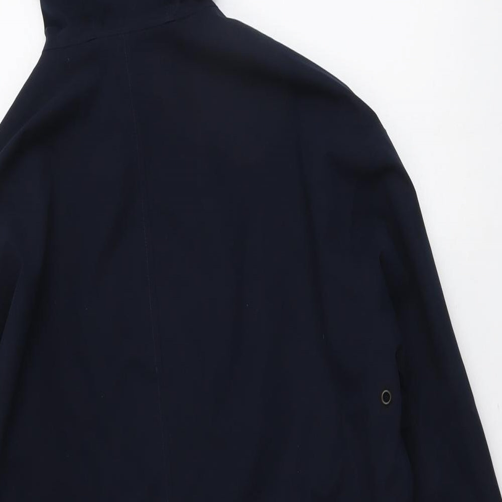 Marks and Spencer Womens Blue Jacket Size 10 Zip