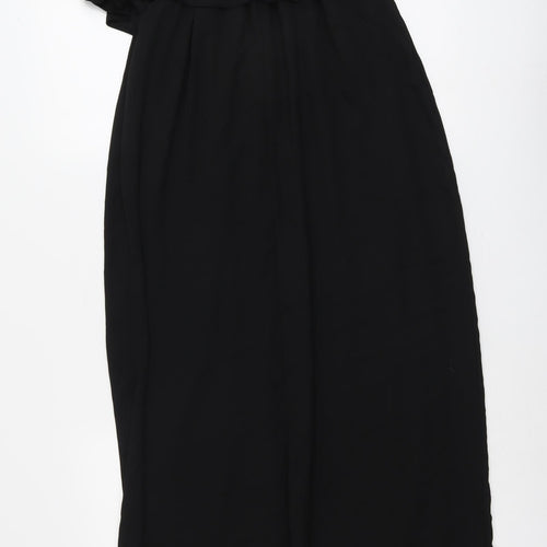 Carmel Clothing Womens Black Polyester Trapeze & Swing Size 10 V-Neck Pullover