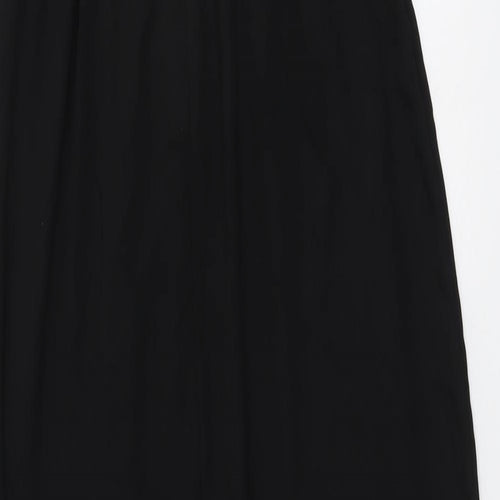 Carmel Clothing Womens Black Polyester Trapeze & Swing Size 10 V-Neck Pullover