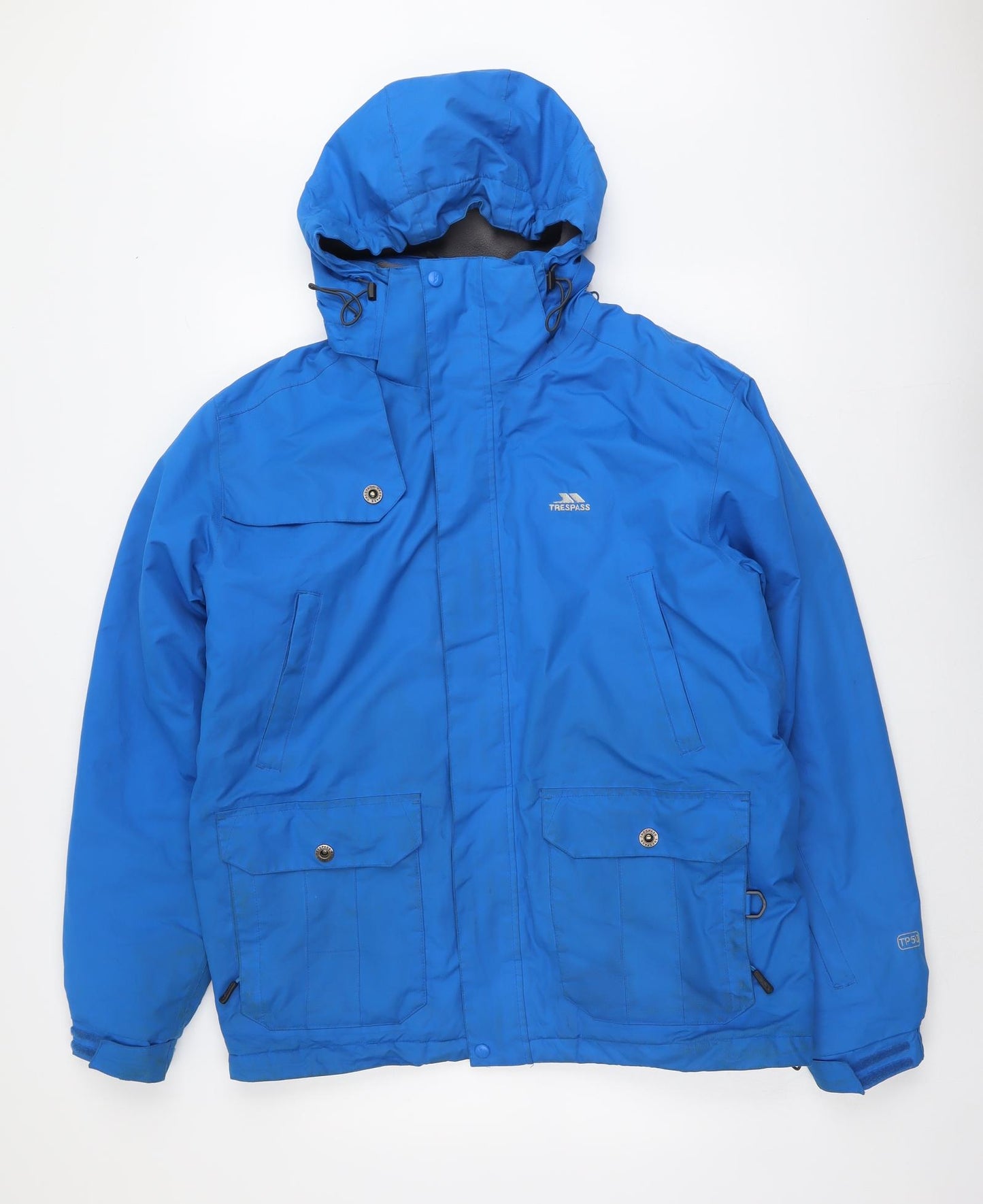Trespass Mens Blue Windbreaker Jacket Size M Zip