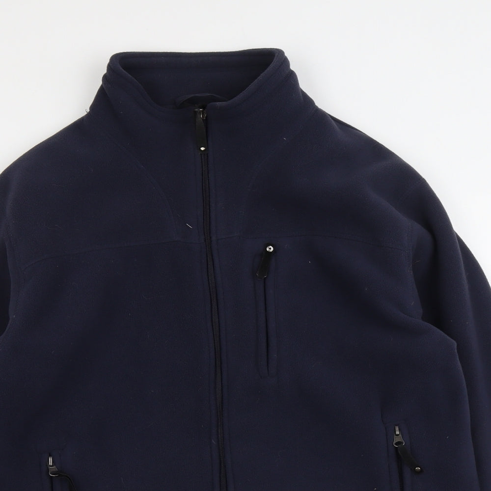 Sactive Mens Blue Jacket Size M Zip