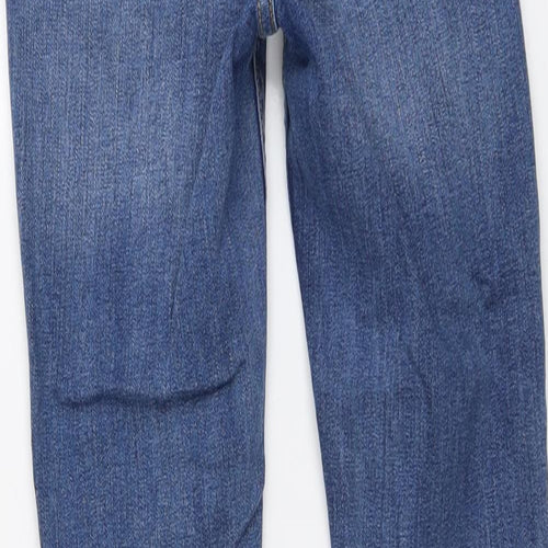 Denim & Co. Womens Beige Cotton Skinny Jeans Size 6 L27 in Regular Button