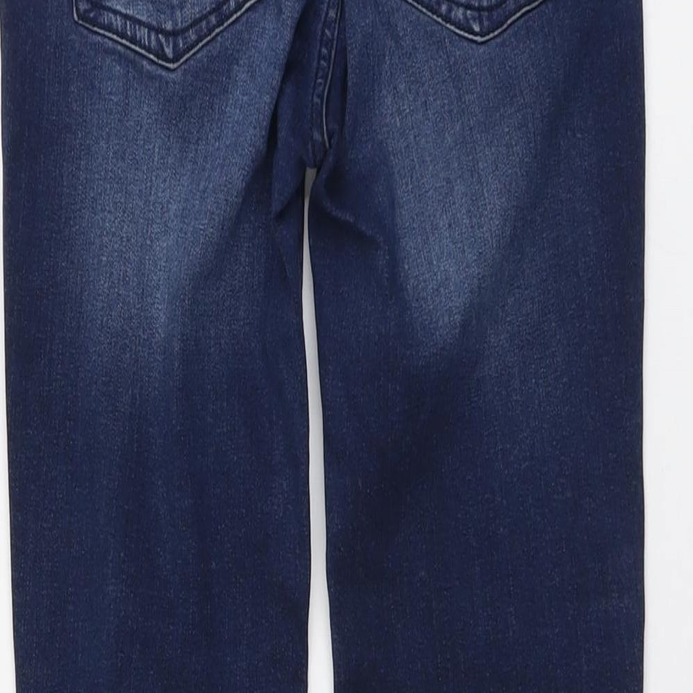 Barbour Womens Blue Cotton Skinny Jeans Size 28 in L25 in Regular Button