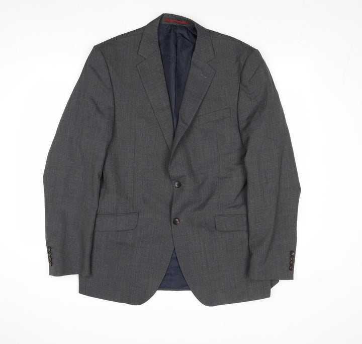 Marks and Spencer Mens Grey Wool Jacket Suit Jacket Size 42 Regular