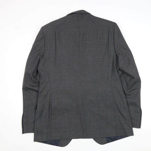 Marks and Spencer Mens Grey Wool Jacket Suit Jacket Size 42 Regular