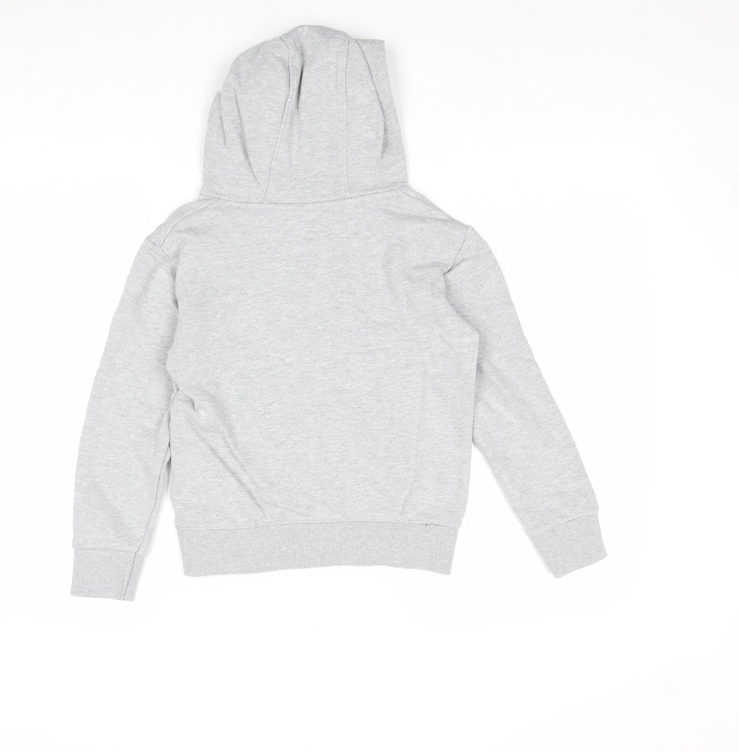 SoulCal&Co Boys Grey Cotton Pullover Hoodie Size 9-10 Years Pullover