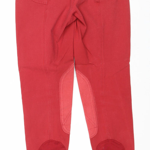 John Whitaker Womens Red Cotton Skinny Jeans Size 28 in Regular Zip