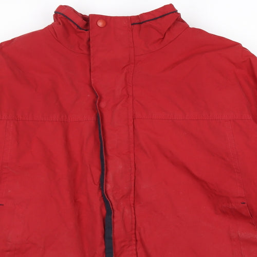 Dunnes Stores Mens Red Jacket Size M Zip