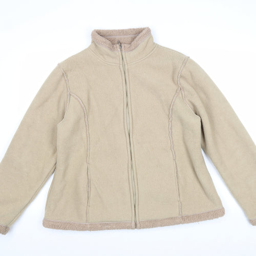 BHS Womens Brown Jacket Size 16 Zip