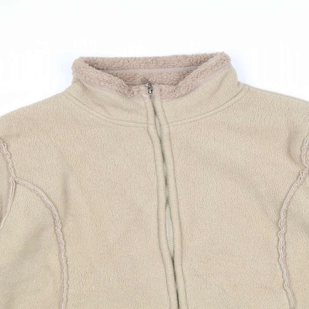BHS Womens Brown Jacket Size 16 Zip