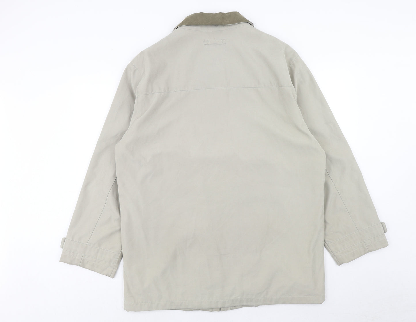 Kingston Mens Beige Jacket Size L Zip